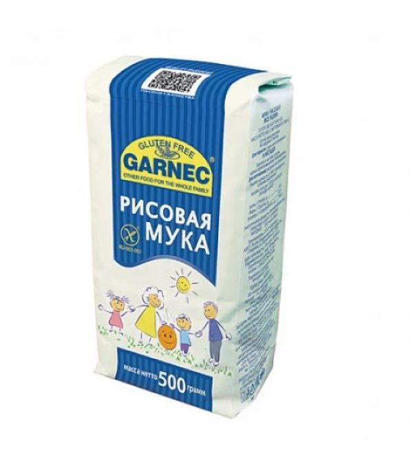 

Мука рисовая Гарнец без глютена, 500 г х 6 шт, рисовая без глютена