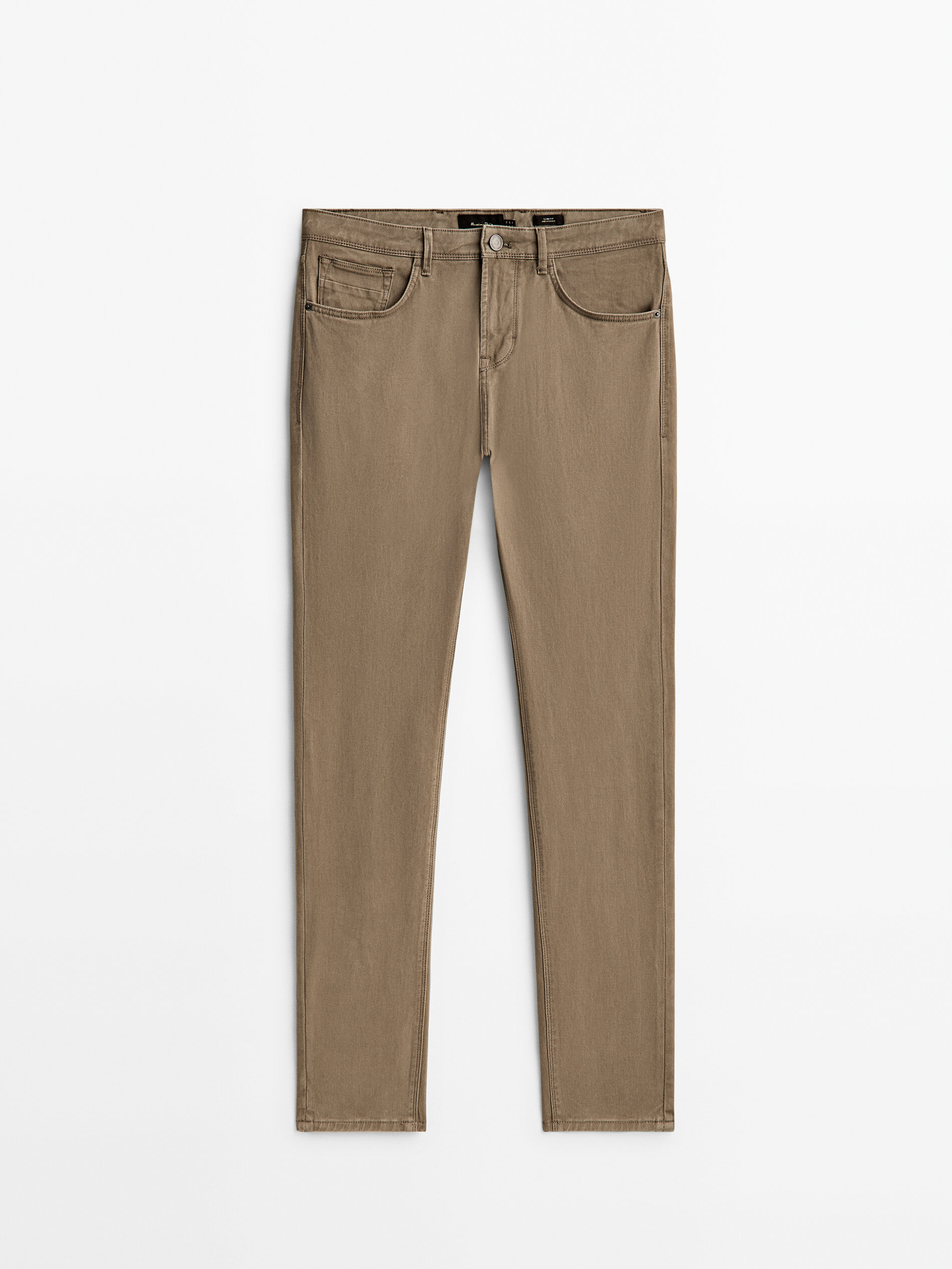 

Джинсы мужские Massimo Dutti 00059029710 бежевые 36, 00059029710