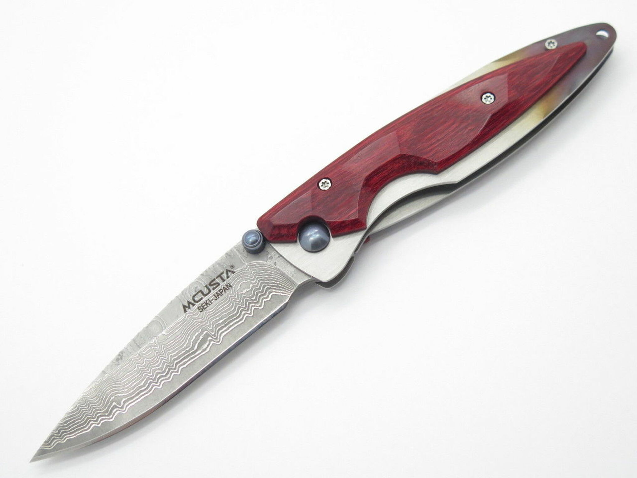 Туристический нож Mcusta Kasumi, красный