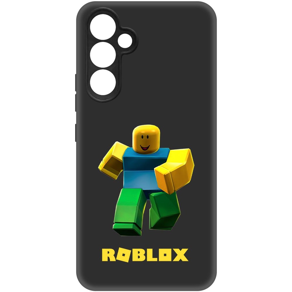 

Чехол-накладка Софт Roblox-Классический Нуб для Samsung Galaxy A54 5G (A546), Черный