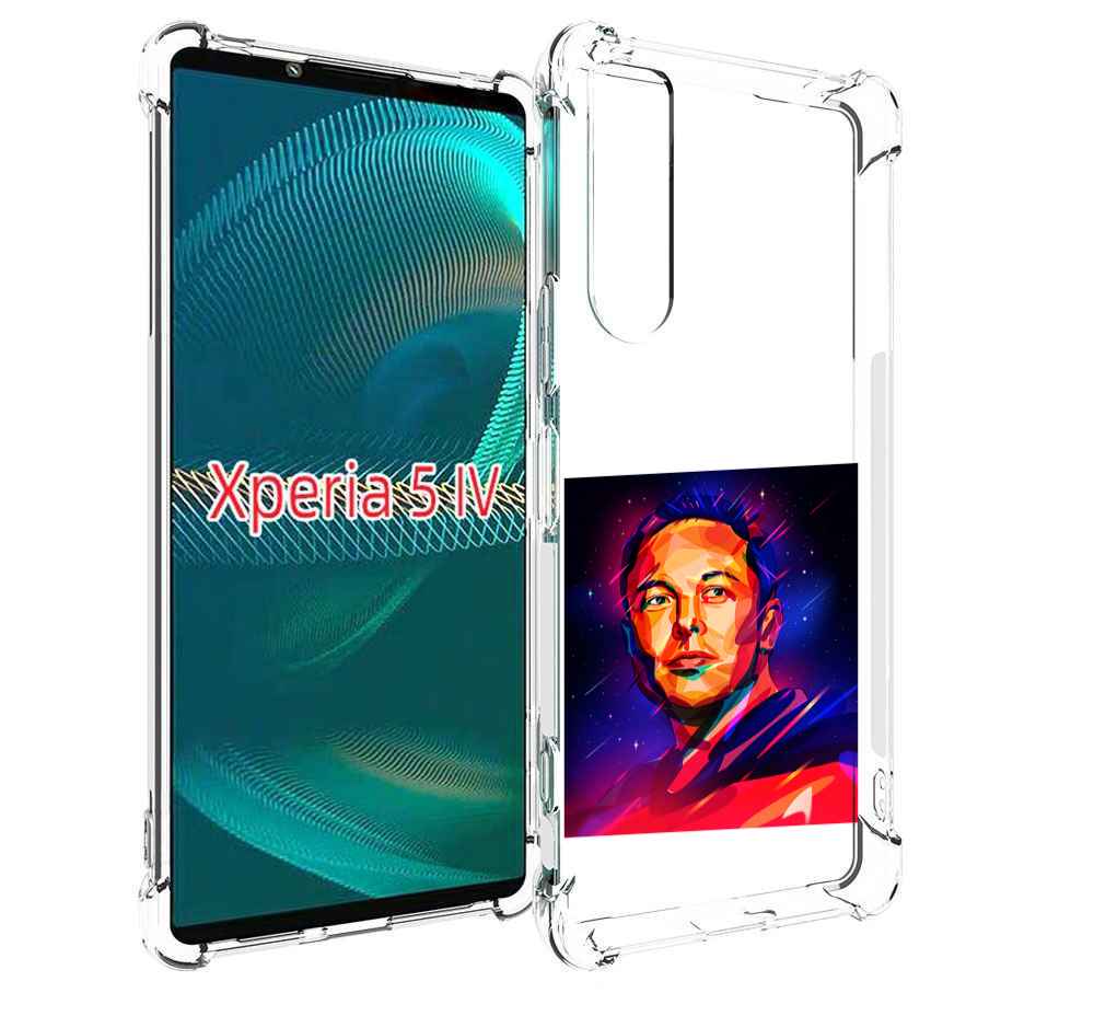 

Чехол MyPads Илон-Маск для Sony Xperia 5 IV (5-4), Прозрачный, Tocco