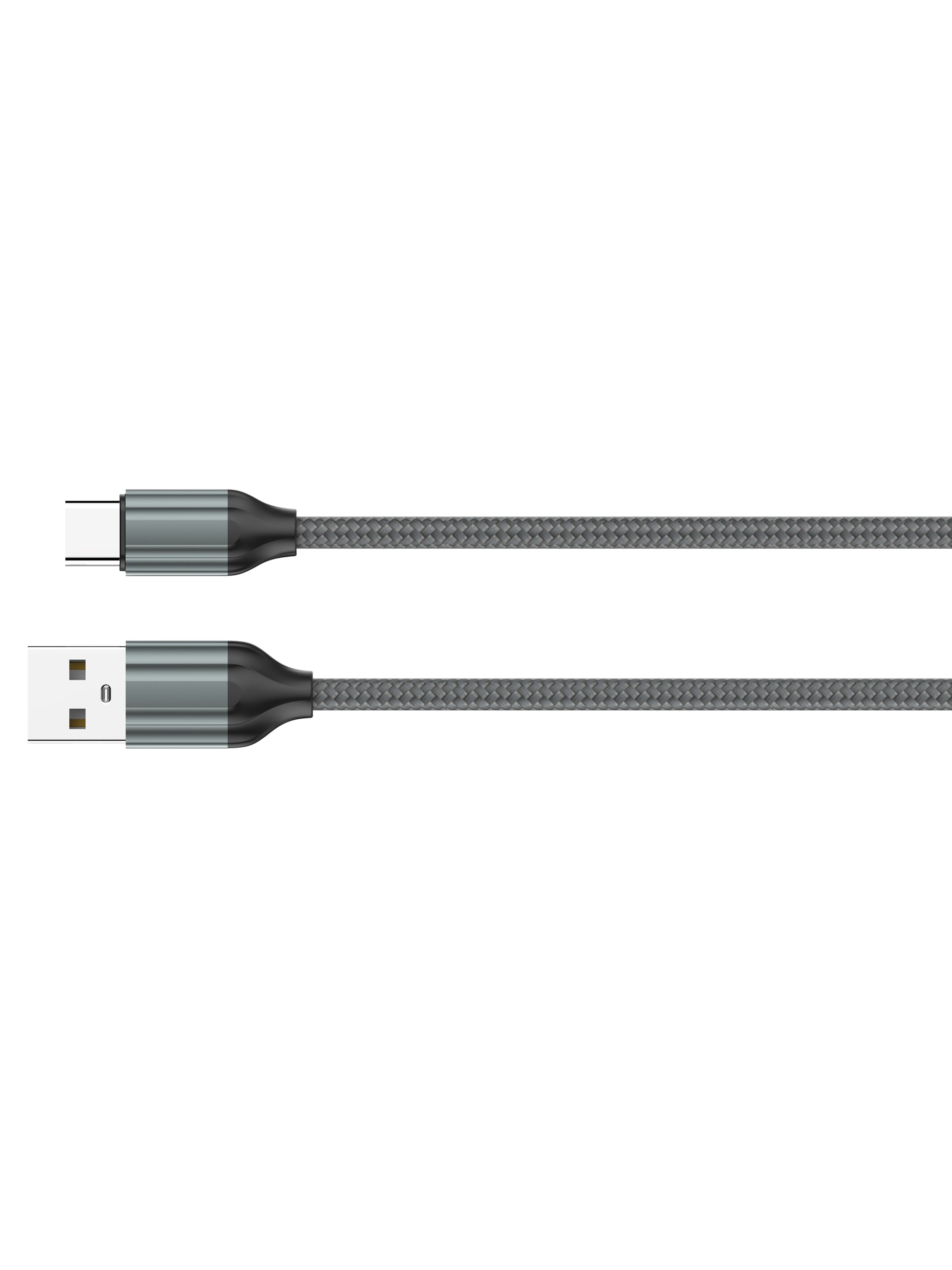 LDNIO LS442/ USB кабель Type-C/ 2m/ 2.4A/ медь: 112 жил/ Gray