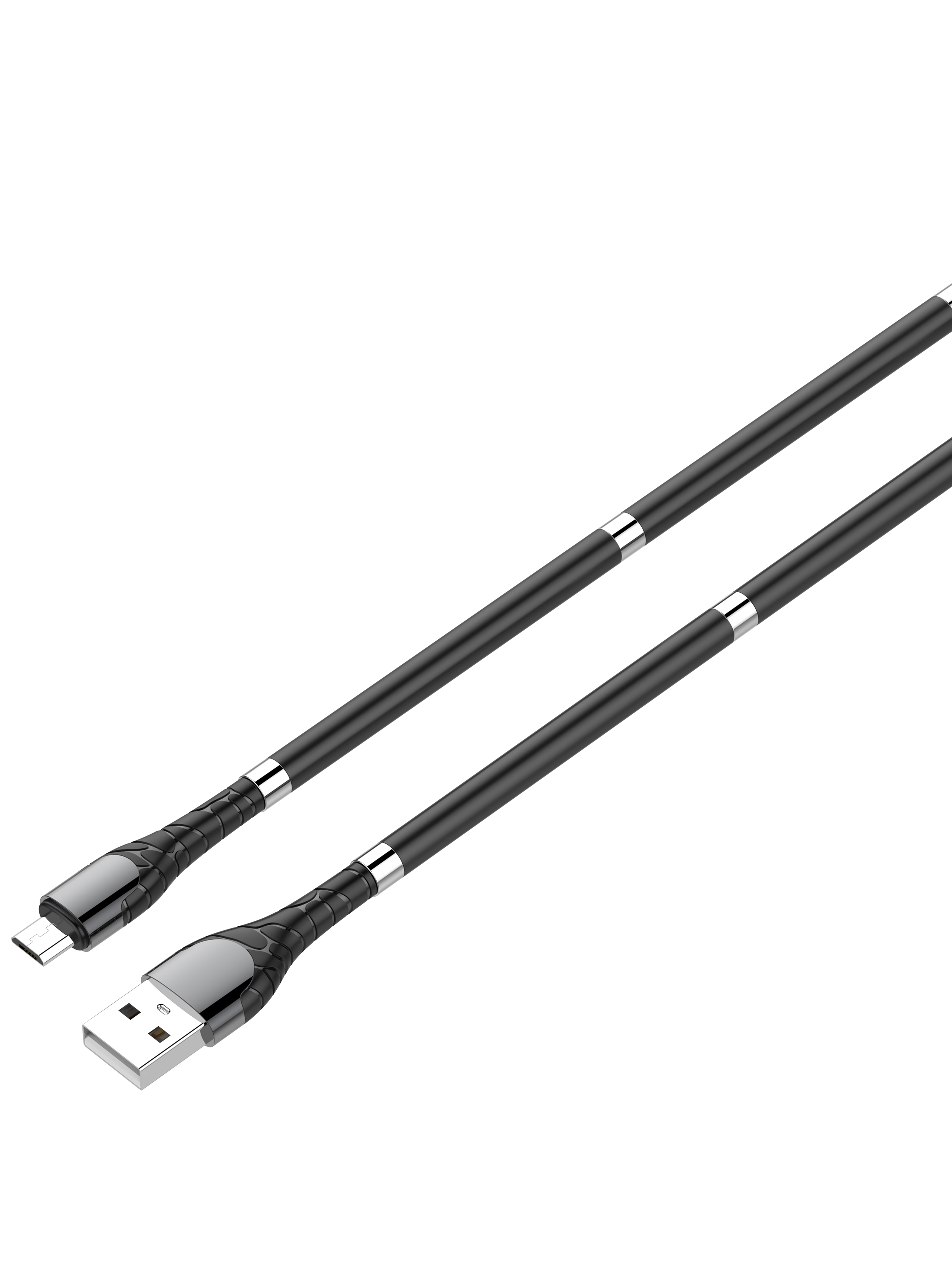 фото Ldnio ls63/ usb кабель micro/ 1m/ 2.4a/ медь: 86 жил/ gray