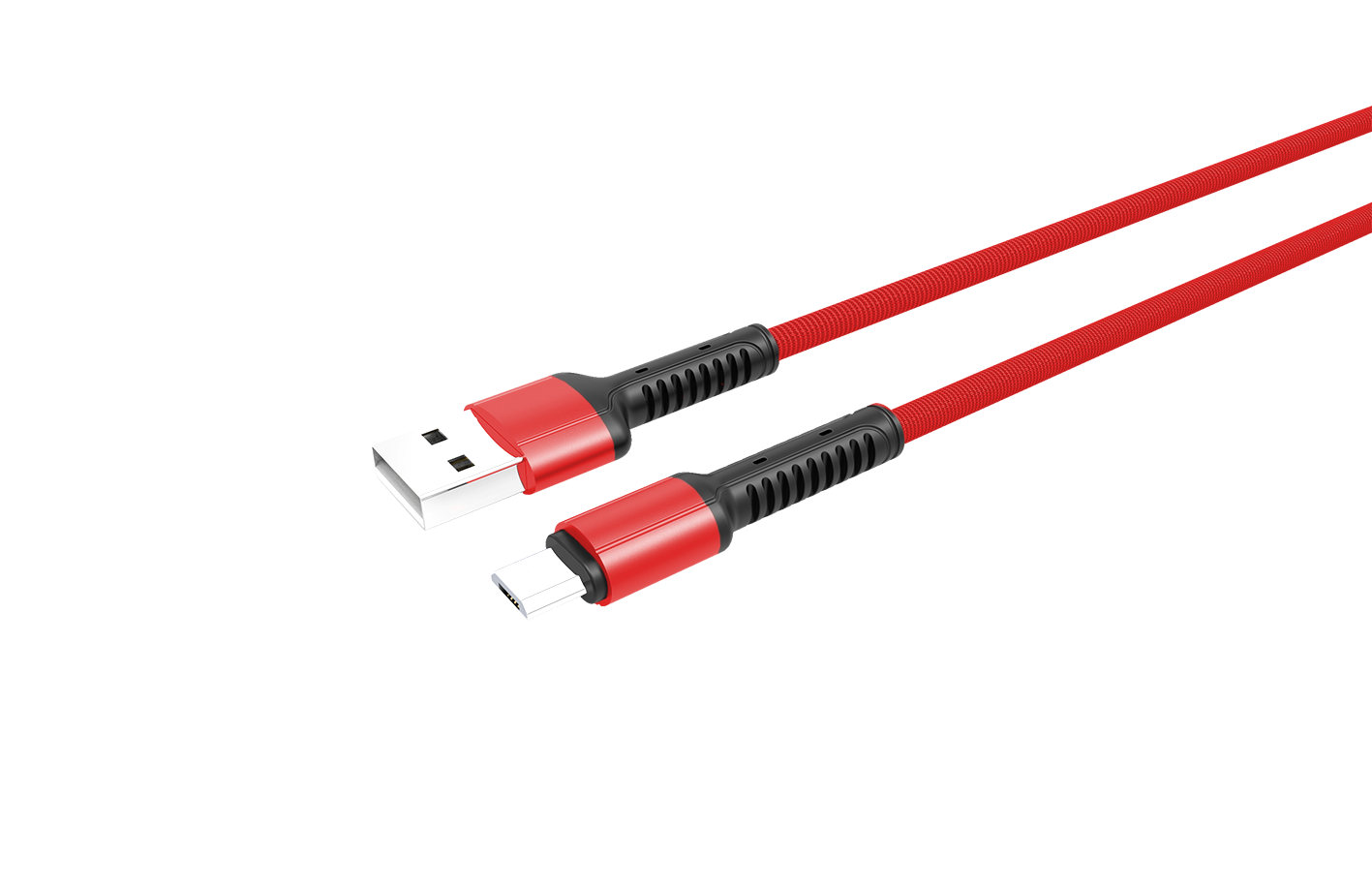 фото Ldnio ls63/ usb кабель micro/ 1m/ 2.4a/ медь: 86 жил/ red