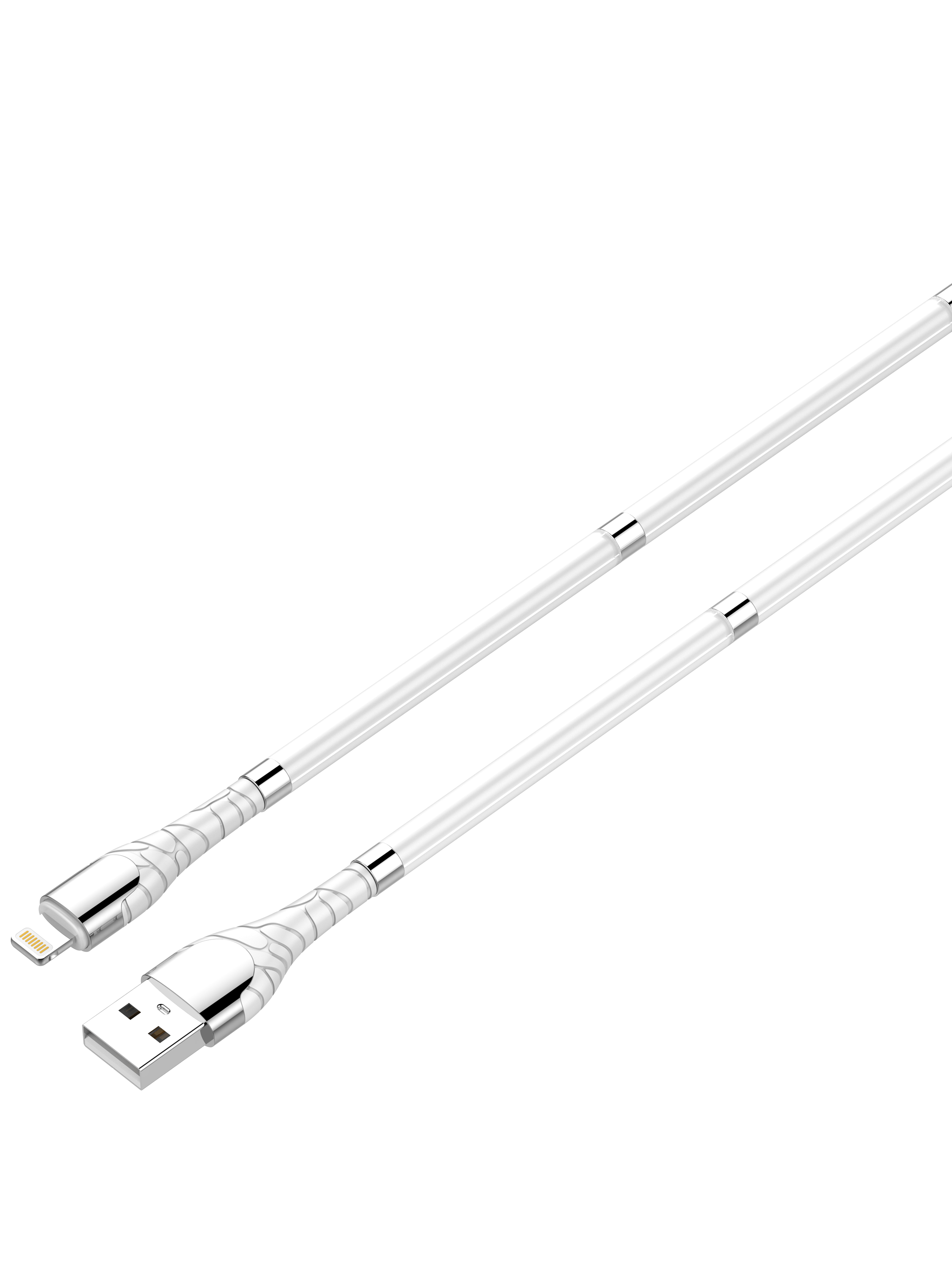 фото Ldnio ls63/ usb кабель lightning/ 1m/ 2.4a/ медь: 86 жил/ red