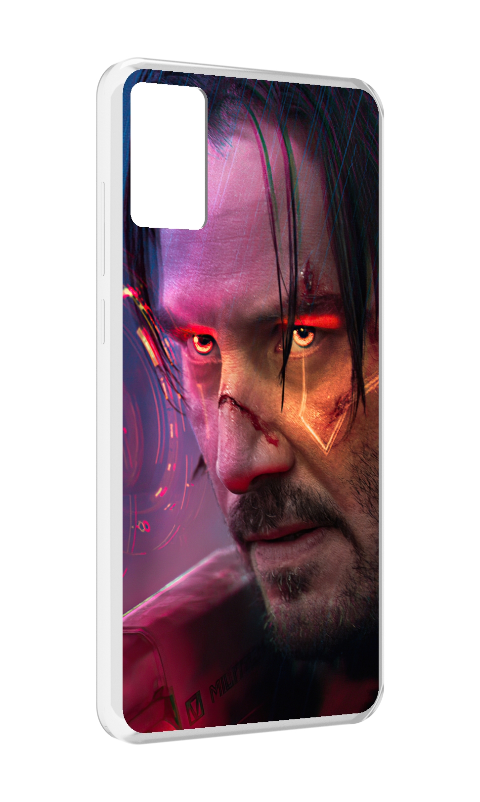 

Чехол MyPads cyberpunk 2077 Джонни Сильверхенд для CUBOT P50, Прозрачный, Tocco