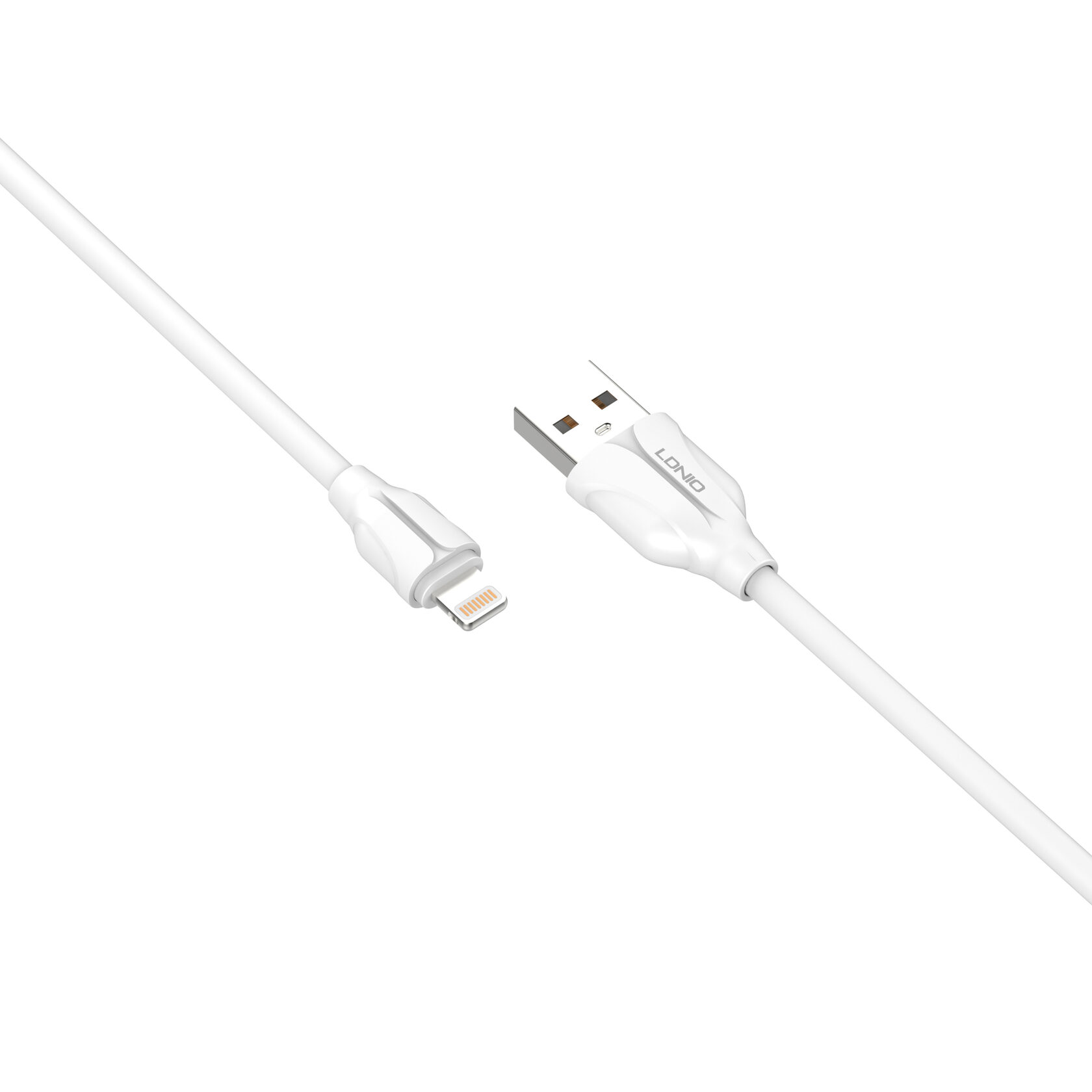 фото Ldnio ls362/ usb кабель lightning/ 2m/ 2.4a/ медь: 120 жил/ white