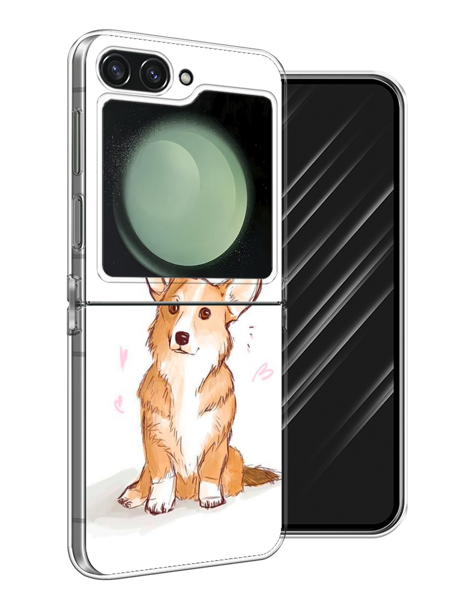 

Чехол Awog на Samsung Galaxy Z Flip 6 "Корги любовь", Бежевый;белый, 2109750-1