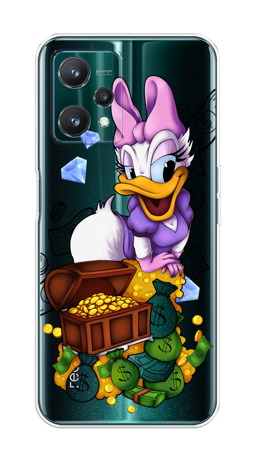 

Чехол на Realme 9 Pro "Rich Daisy Duck", Коричневый;белый;фиолетовый, 2511150-6