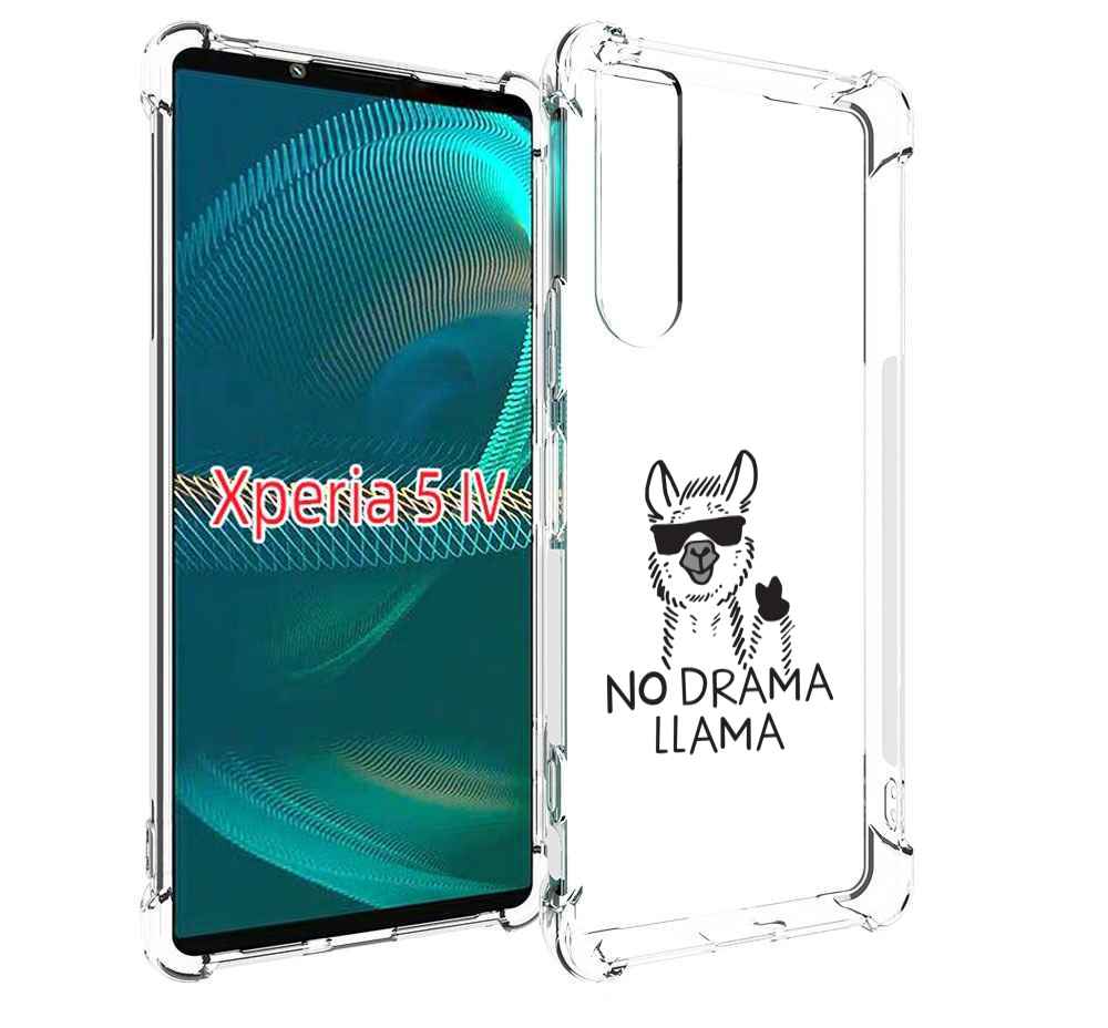 

Чехол MyPads Лама для Sony Xperia 5 IV (5-4), Прозрачный, Tocco