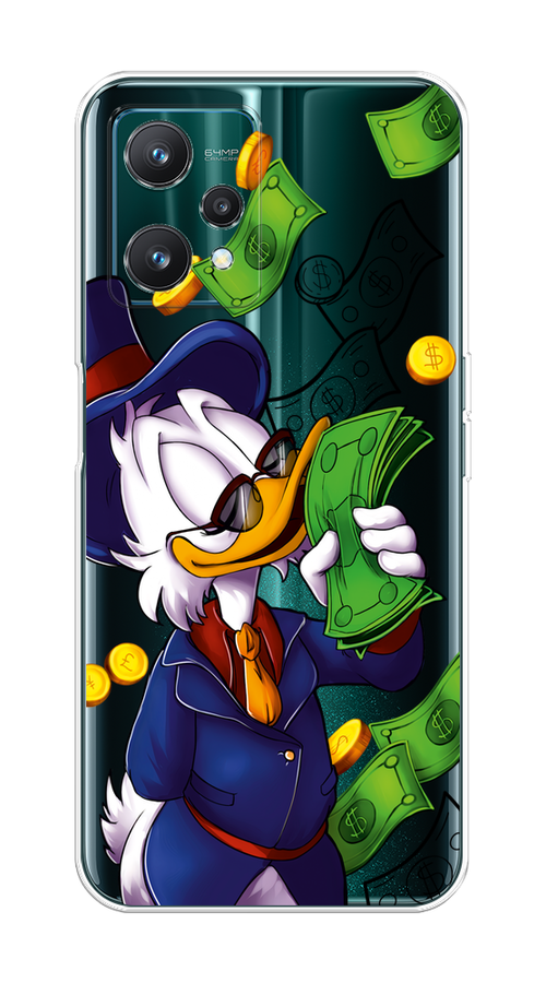 

Чехол на Realme 9 Pro "Scrooge McDuck with Money", Синий;зеленый;белый, 2511150-6