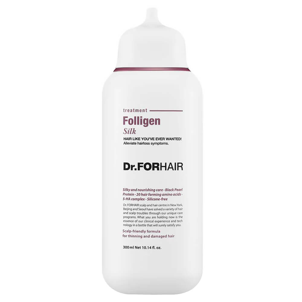 фото Маска-кондиционер dr. forhair folligen silk treatment, 300 мл