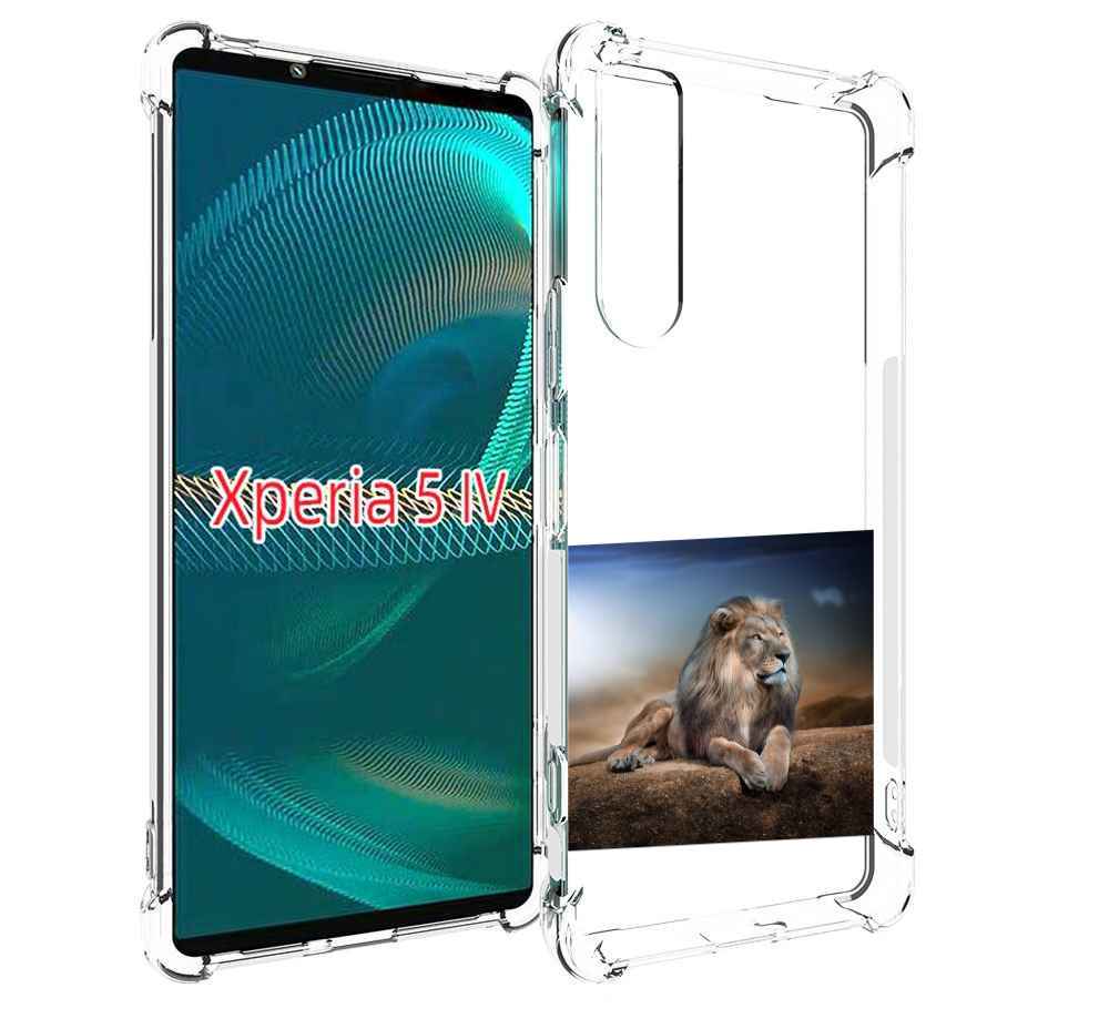 

Чехол MyPads Лев-наблюдает для Sony Xperia 5 IV (5-4), Прозрачный, Tocco