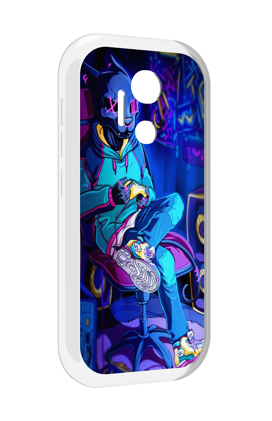 

Чехол MyPads киберпанк игрок для doogee x97 pro, Прозрачный, Tocco