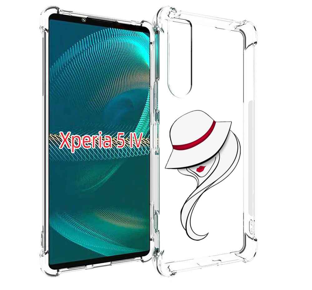 

Чехол MyPads Лого женский для Sony Xperia 5 IV (5-4), Прозрачный, Tocco