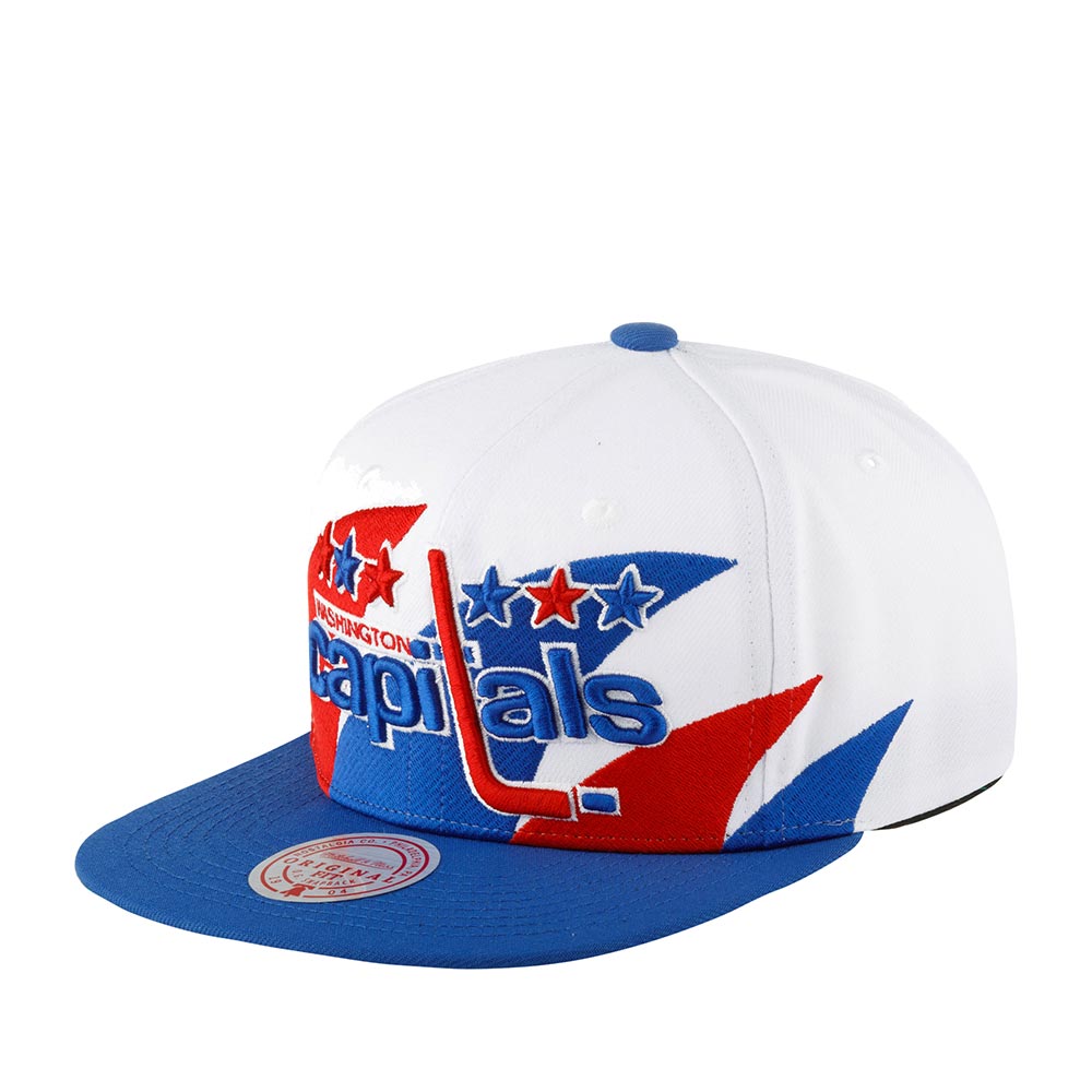 Бейсболка унисекс MITCHELL NESS 6HSSSH22088-WCAWHIT бело-синяя one size