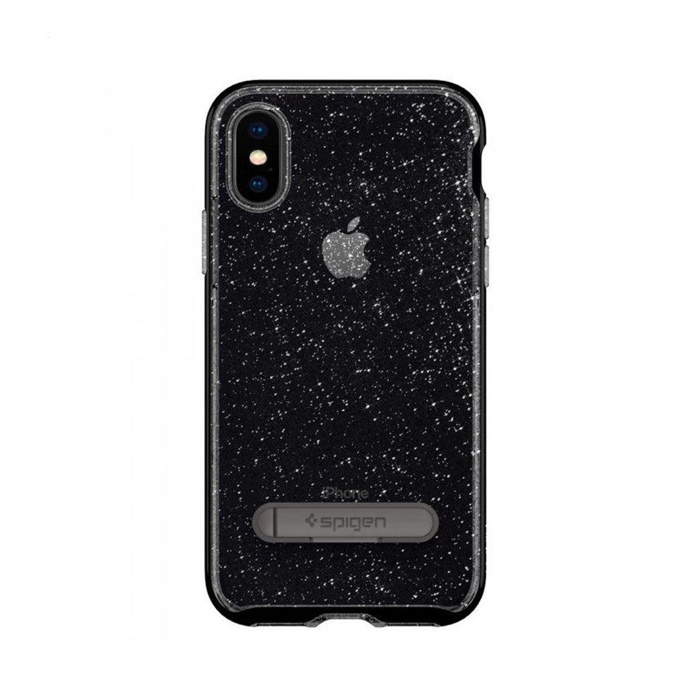 

Чехол Spigen для Apple iPhone X black Crystal Hybrid Glitter 057CS22148, Черный, 057CS22148