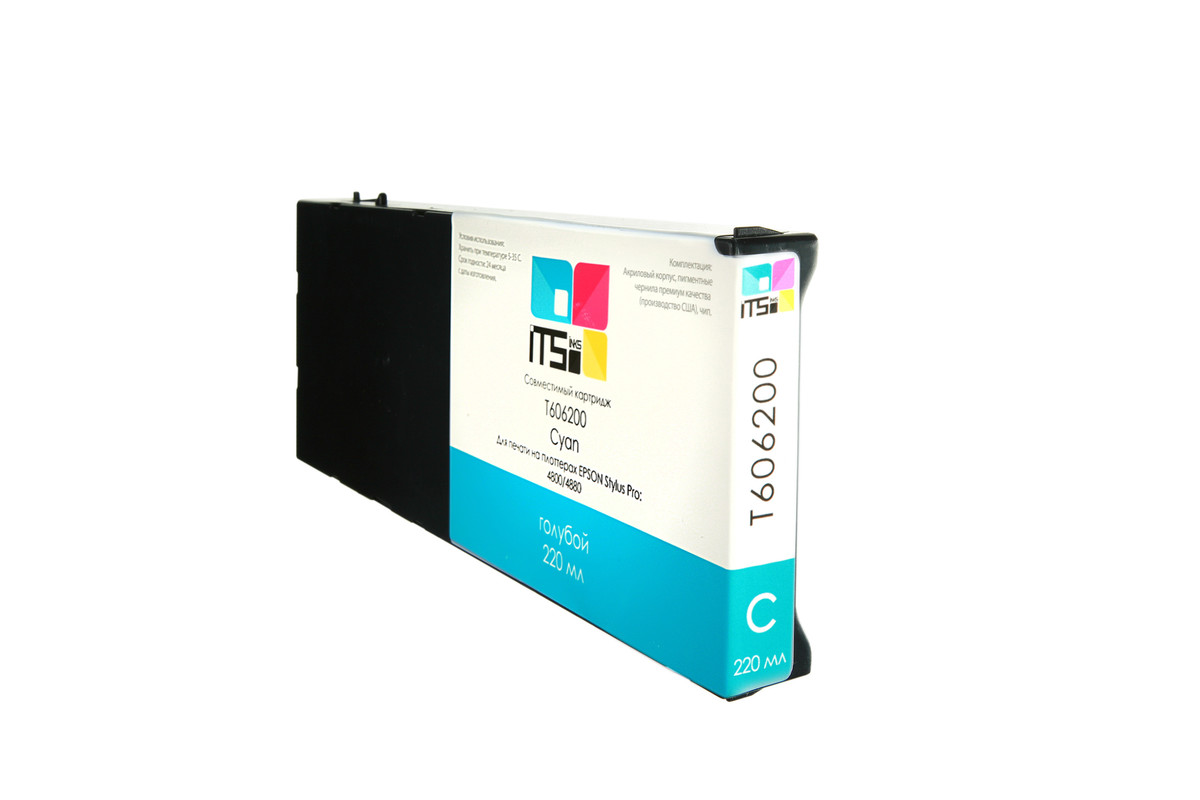 

Картридж ITSinks для Epson Stylus PRO 4800,4880, C13T606200, Cyan, 220 мл