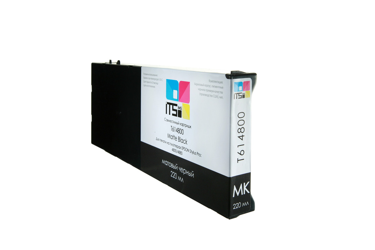

Картридж ITSinks для Epson Stylus PRO 4800,4880, C13T606800, Matte Black, 220 мл