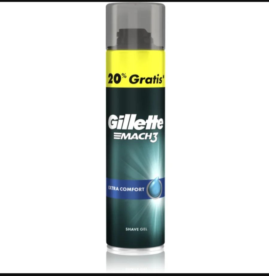 Гель для бритья Gillette Mach 3 Экстра комфорт, 240 мл