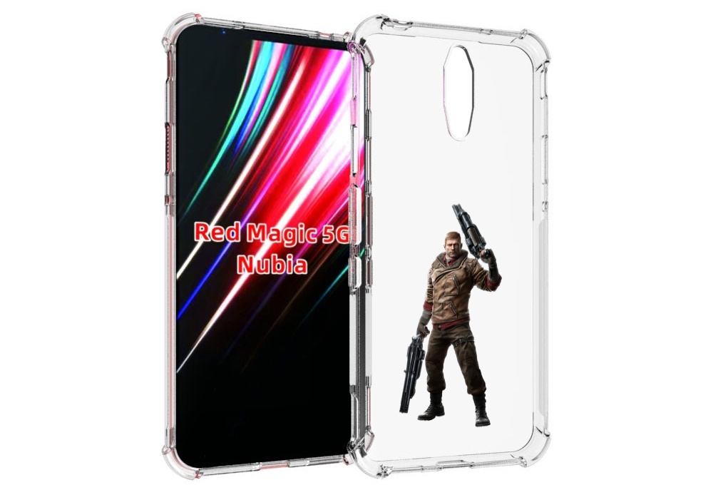 

Чехол MyPads Wolfenstein для ZTE Nubia Red Magic 1 5G, Прозрачный, Tocco