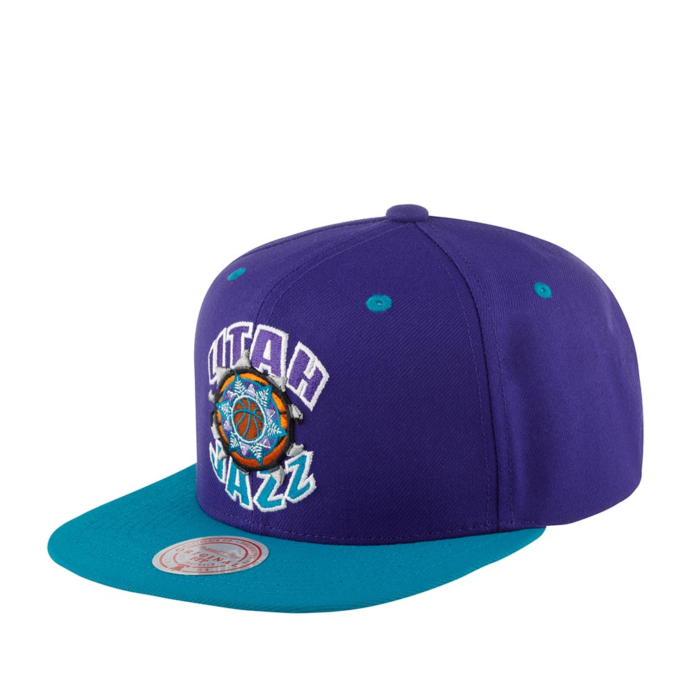 Бейсболка унисекс Mitchell&Ness HHSS5146-UJAYYPPPPURP фиолетовая / голубая, one size