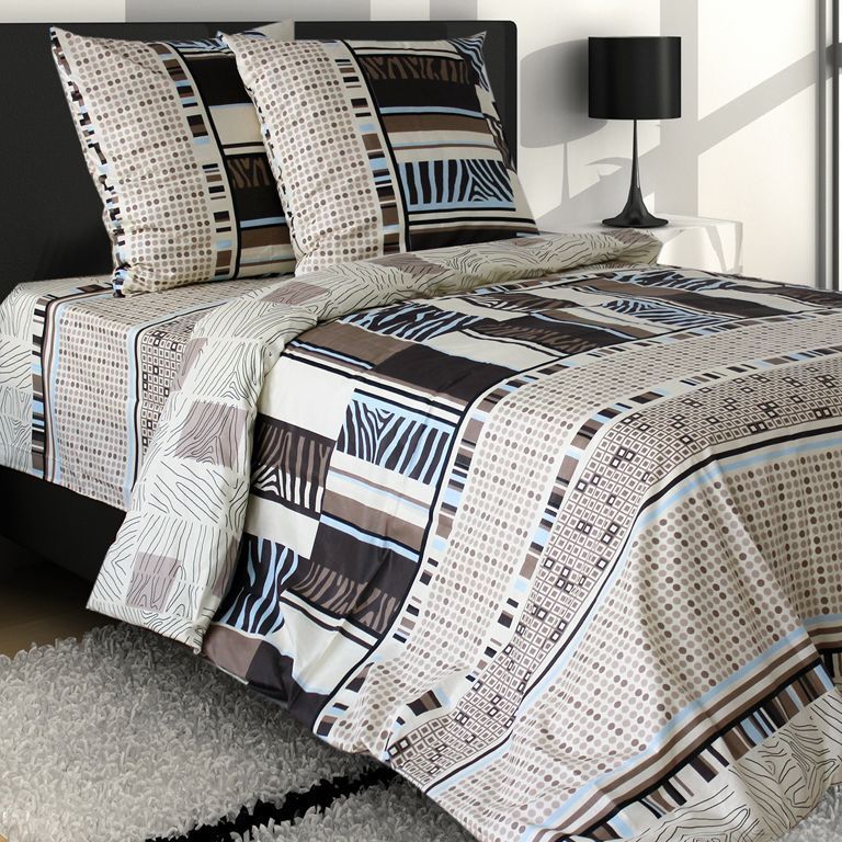 

Постельное белье WELLNESS, R185-Авеню, под.180x214,прост.200x214,2нав.50x70, Комплект постельного белья Авеню