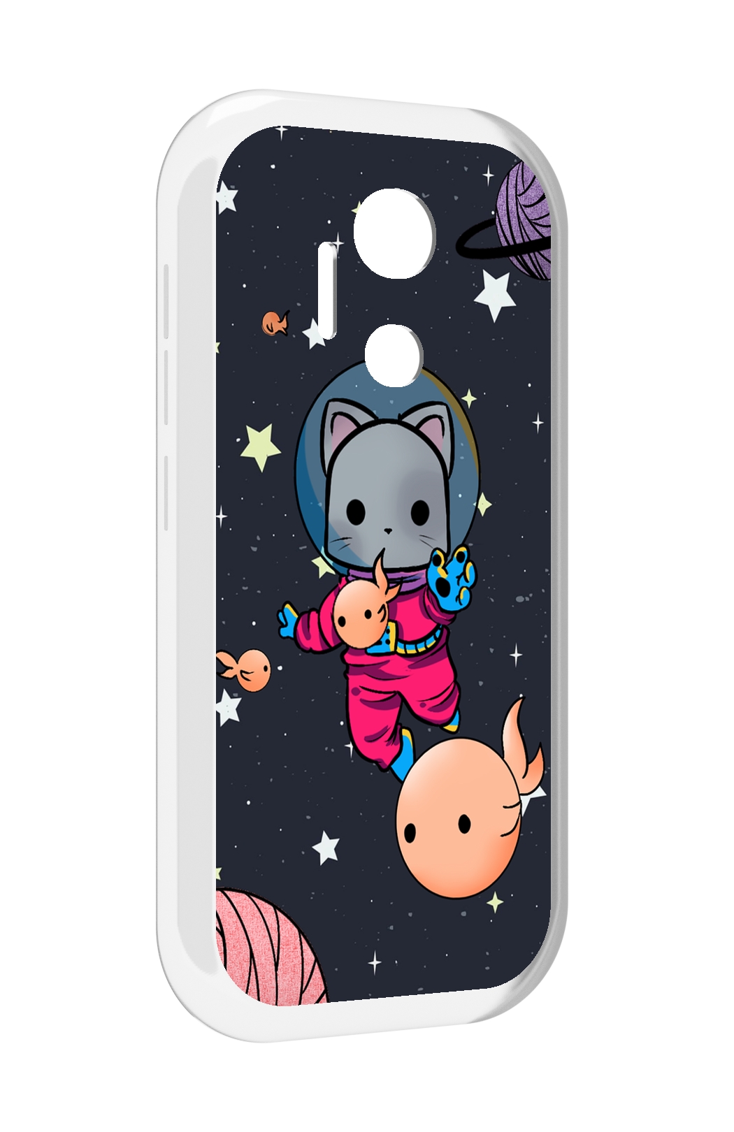 

Чехол MyPads котик-с-рыбкой-в-космосе для doogee x97 pro, Прозрачный, Tocco