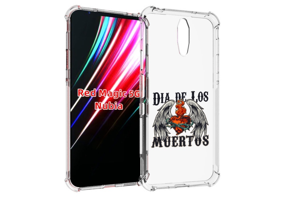

Чехол MyPads burning-heart для ZTE Nubia Red Magic 1 5G, Прозрачный, Tocco