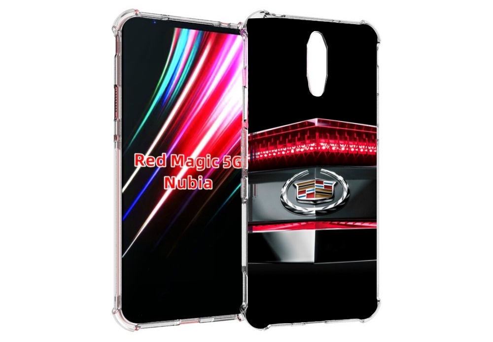 

Чехол MyPads cadillac-кадилак-1 мусжкой для ZTE Nubia Red Magic 1 5G, Прозрачный, Tocco