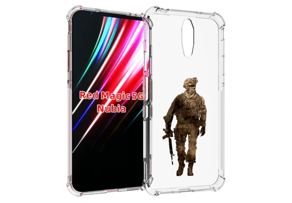 

Чехол MyPads call-of-duty мужской для ZTE Nubia Red Magic 1 5G, Прозрачный, Tocco