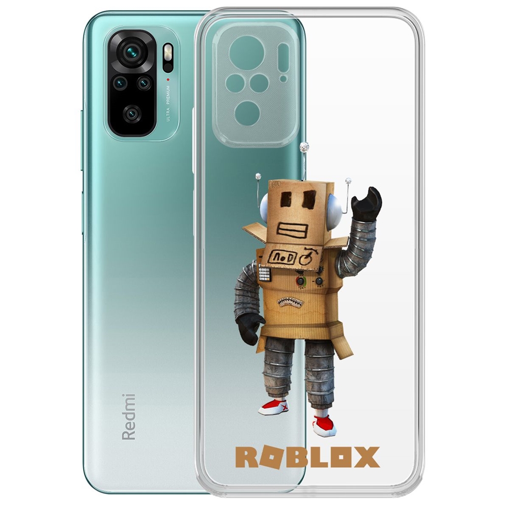 

Чехол-накладка Roblox-Мистер Робот для Xiaomi Redmi Note 10/ Note 10S, Прозрачный