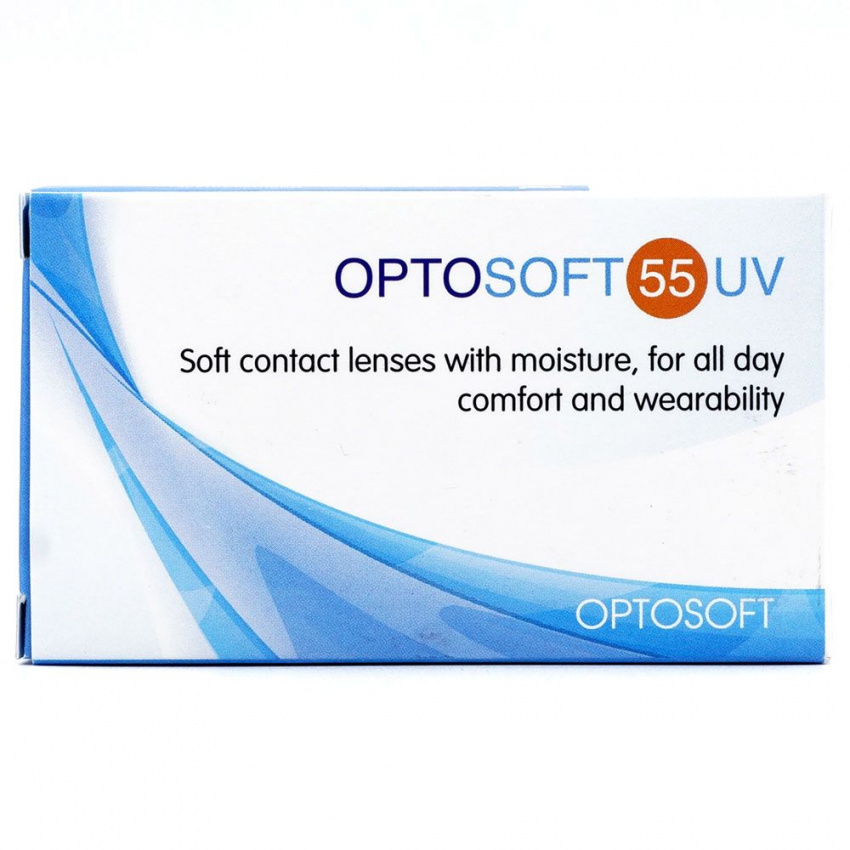 Купить Контактные линзы Optosoft 55 UV 6 линз R 8, 6 -1, 75