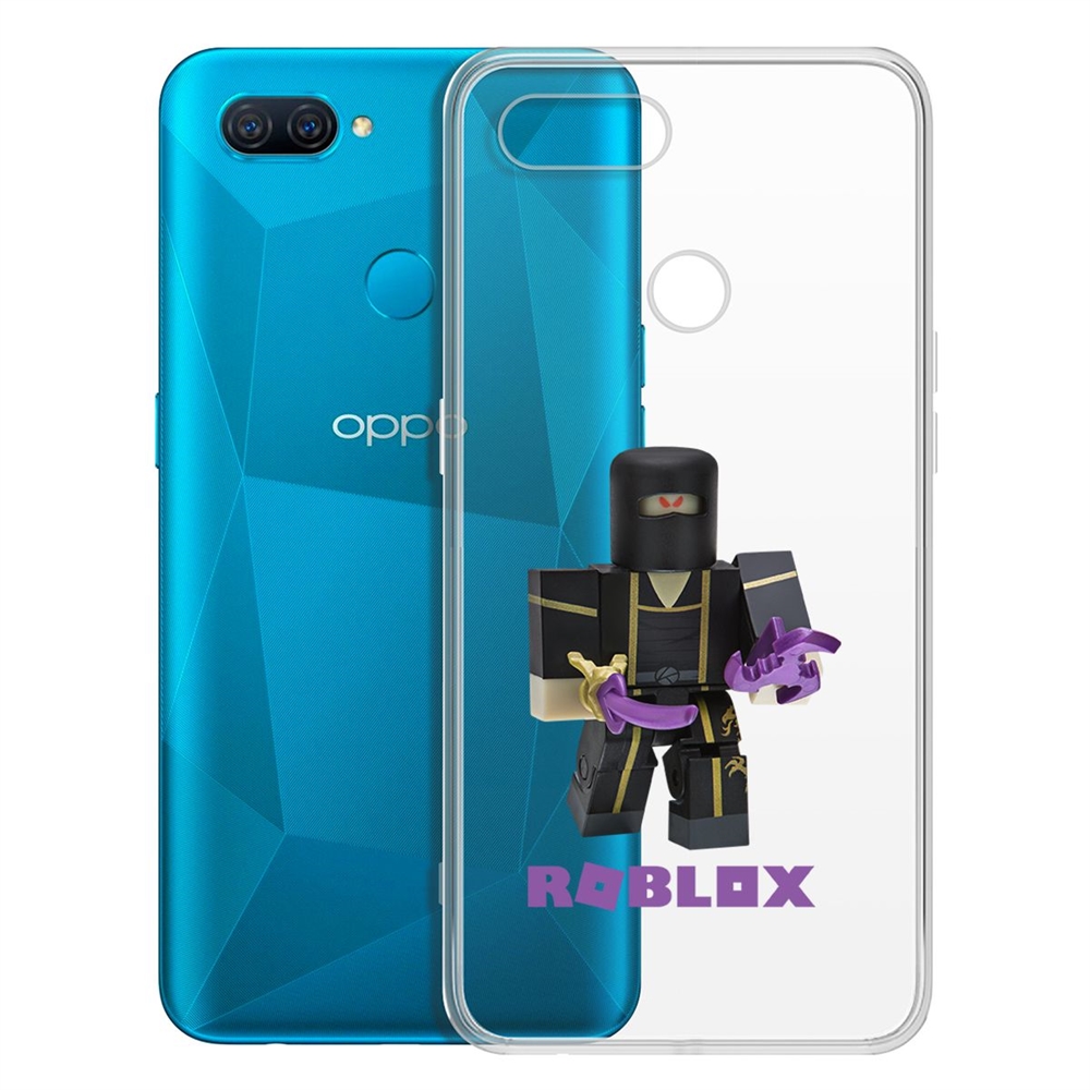 

Чехол-накладка Roblox-Ниндзя Ассасин для OPPO A12/A11k/A7/A5s, Прозрачный