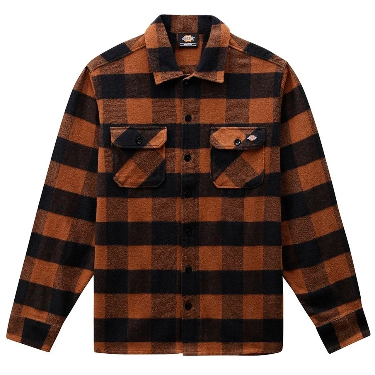 

Рубашка мужская Dickies Sacramento коричневая L, Коричневый, Sacramento