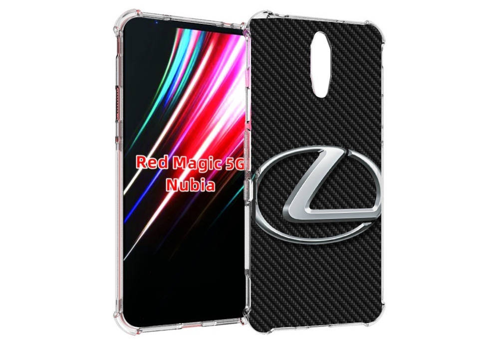 

Чехол MyPads lexus лексус 3 для ZTE Nubia Red Magic 1 5G, Прозрачный, Tocco