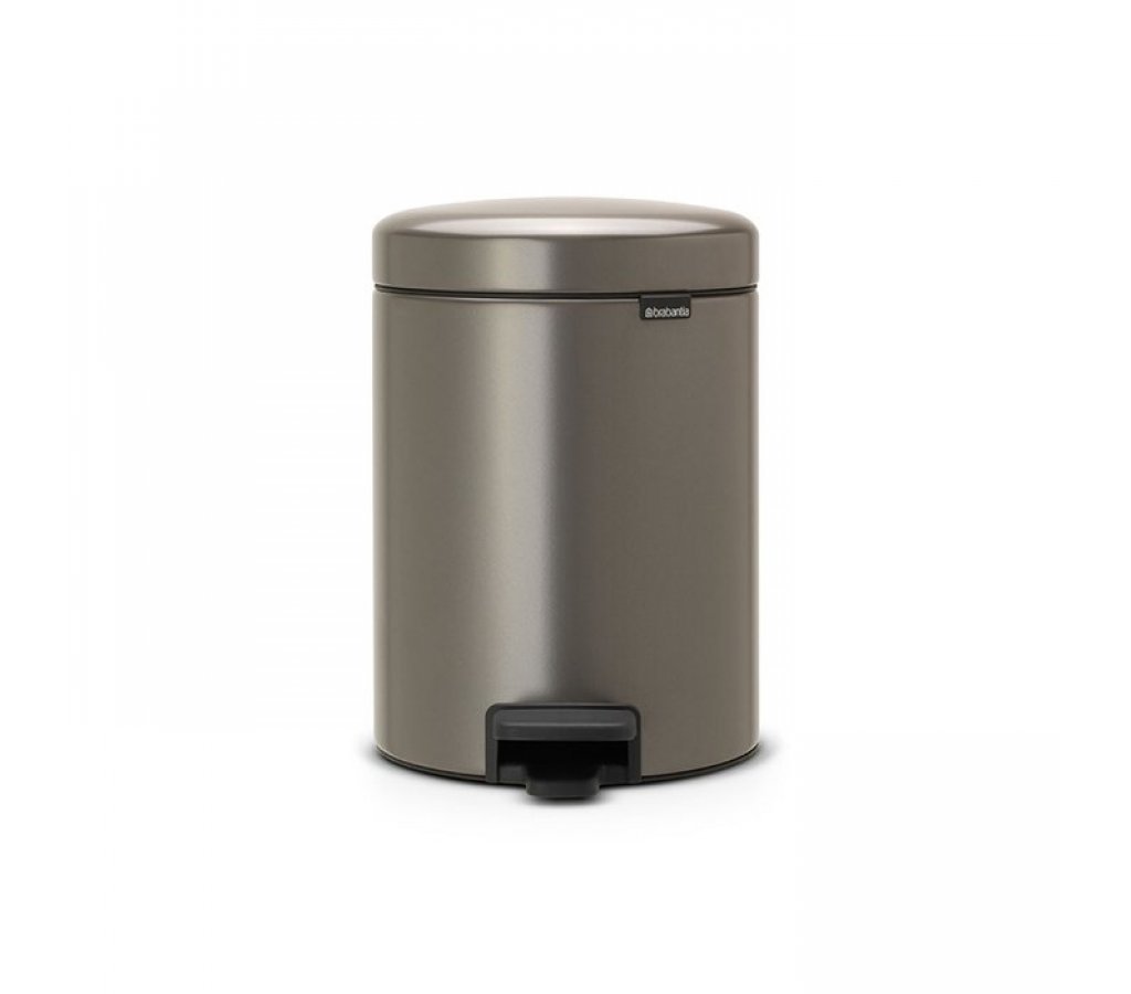 

Мусорный бак с педалью newIcon 2x2л Brabantia платиновый, 59390-06