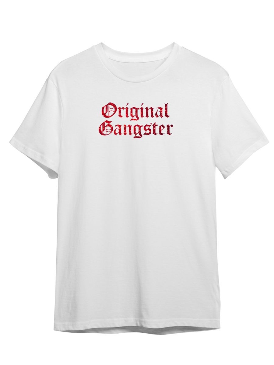 

Футболка унисекс Каждому Своё Original Gangster/Гангстер/OG STGO10GR белая M, Белый, "Original Gangster/Гангстер/OG" STGO10GR