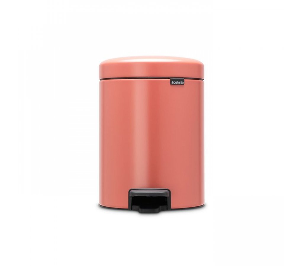 

Мусорный бак с педалью newIcon 5 л Brabantia терракотовый, 59396-06