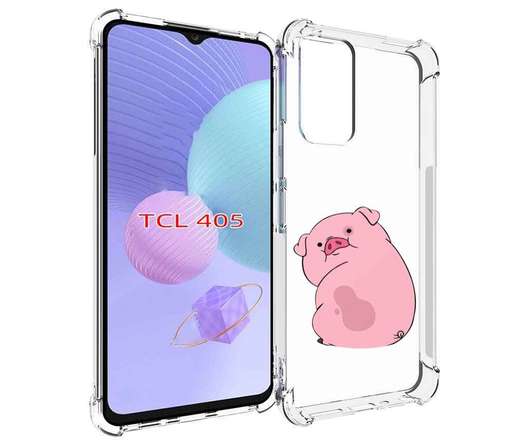 

Чехол MyPads милый-поросенок детский для TCL 405, Tocco