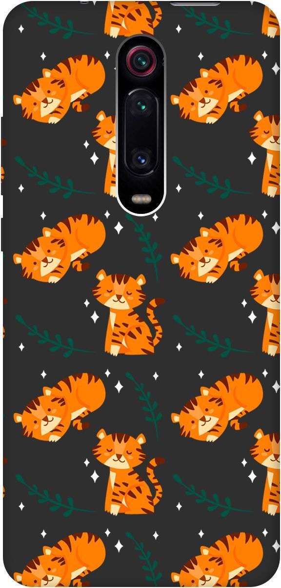 

Чехол на Xiaomi Mi 9T "Tigers" черный, Черный;белый, 8463