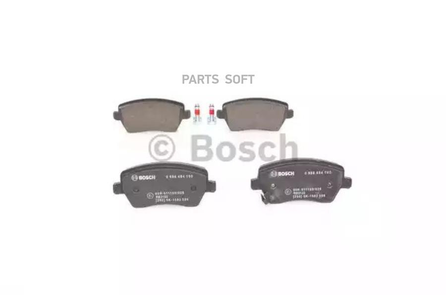 

Тормозные колодки Bosch дисковые 986494160