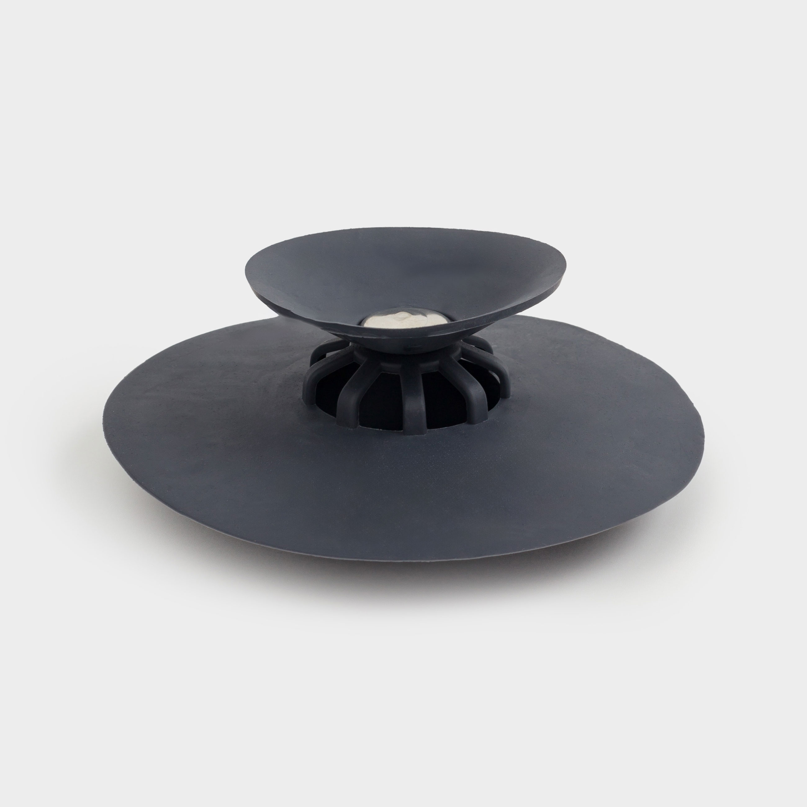 

Фильтр для раковины, 11 см, с пробкой для слива, резина, серый, Сфера, Keeping