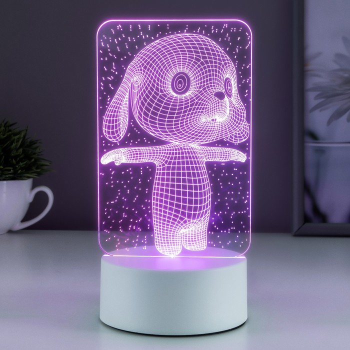 

Светильник "Щенок" LED RGB от сети