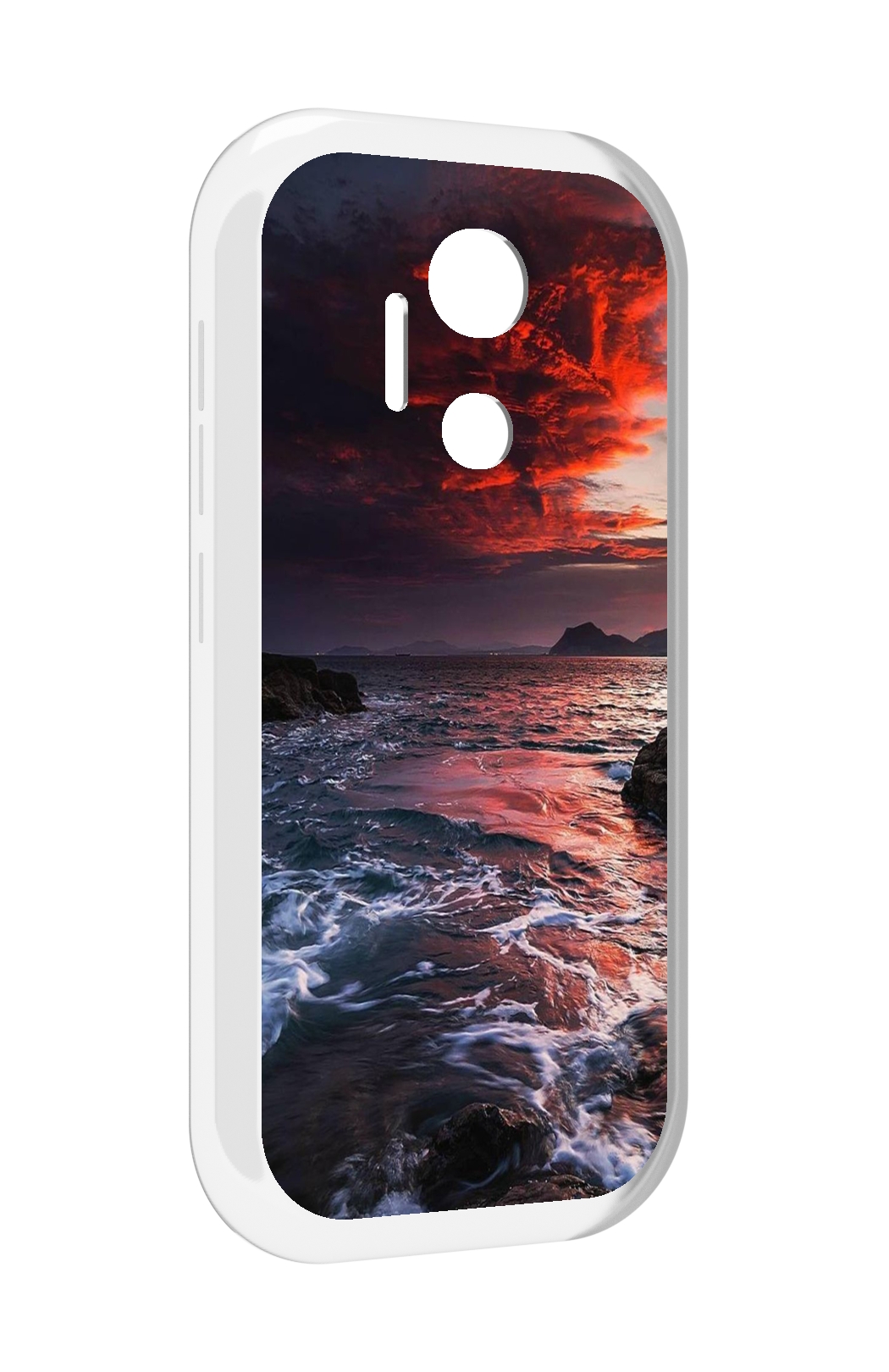 

Чехол MyPads красивый залив для doogee x97 pro, Прозрачный, Tocco