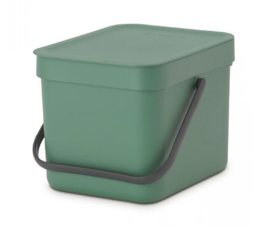 

Ведро для мусора Sort&Go Brabantia 6 л темно-зеленый, 59407-06