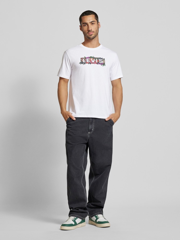 

Футболка мужская Levi's 161431518 белая M, Белый, 161431518