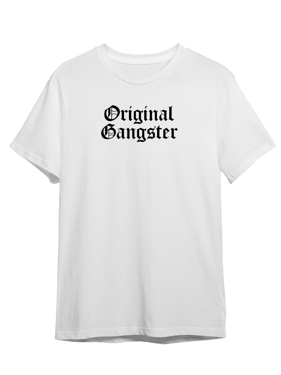 

Футболка унисекс Каждому Своё Original Gangster/Гангстер/OG STGO10N белая 3XL, "Original Gangster/Гангстер/OG" STGO10N