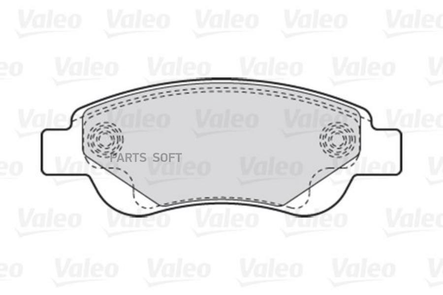 

Тормозные колодки Valeo дисковые 301718