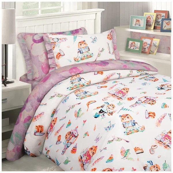 

Комплект постельного белья Mona Liza Kids Совята сад 1,5 сп 501021-26 в ассортименте